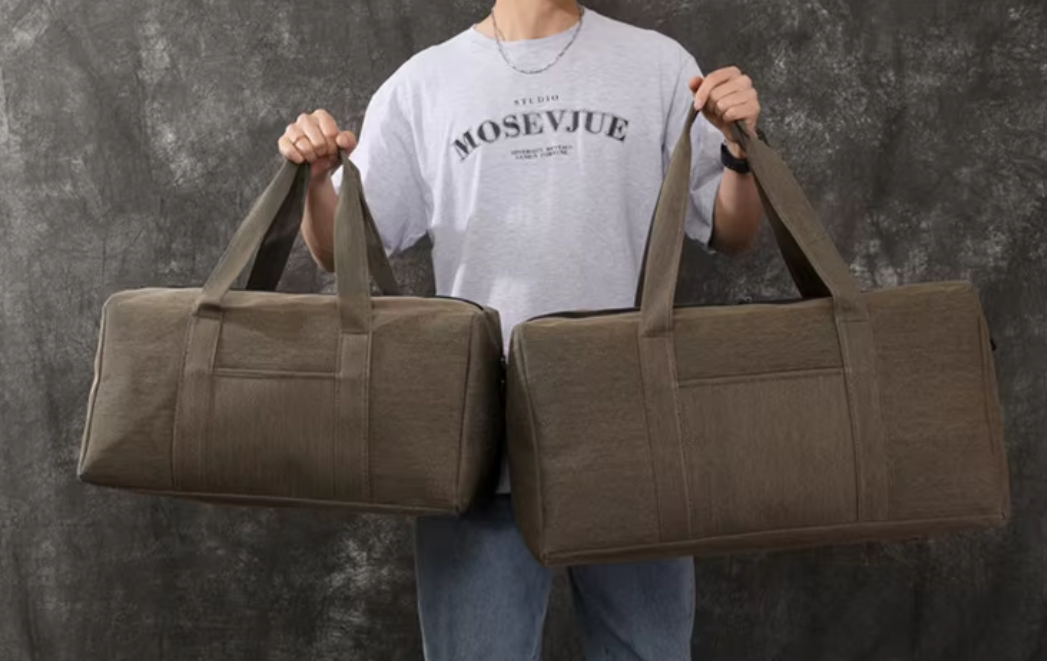 Canvas Rectangle Duffle Bag