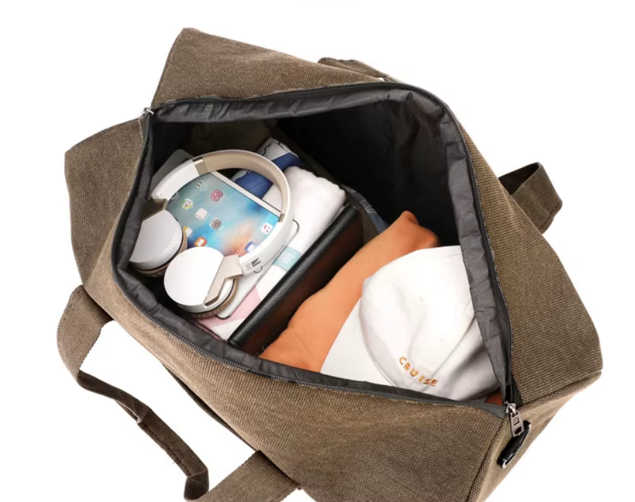 Canvas Rectangle Duffle Bag