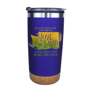 Promotional Halcyon Cork Bottom Tumblers with Straw and Flip Lid 20 Oz., Full Color Logo