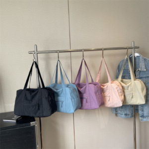 Nylon Overnight Sports Travel Duffle Bag