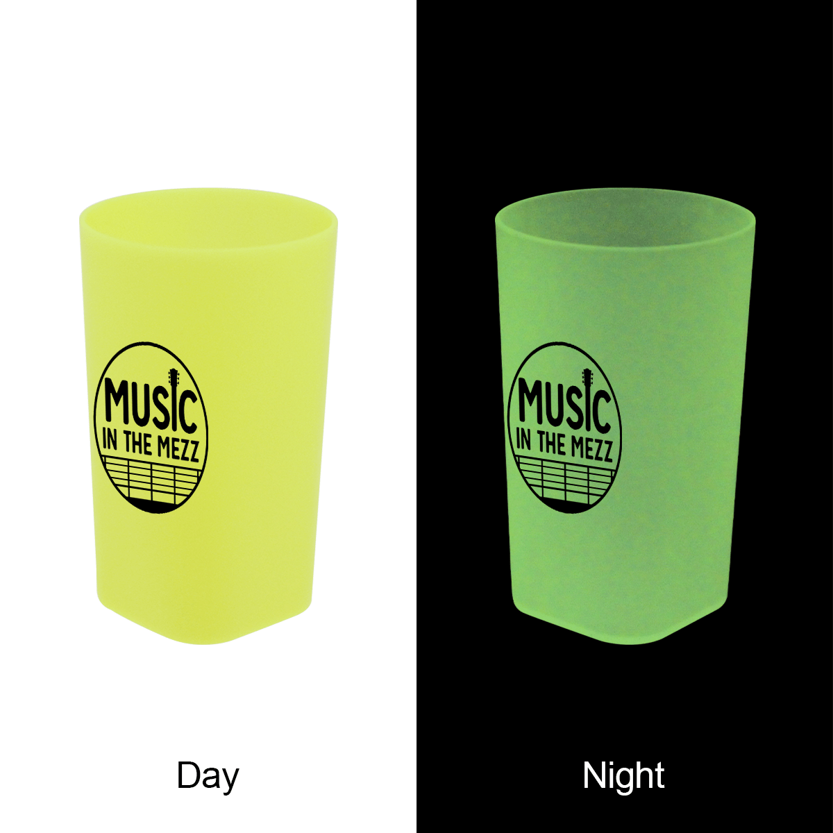 2oz Glow in the dark Shot Glass - One Color Imprint