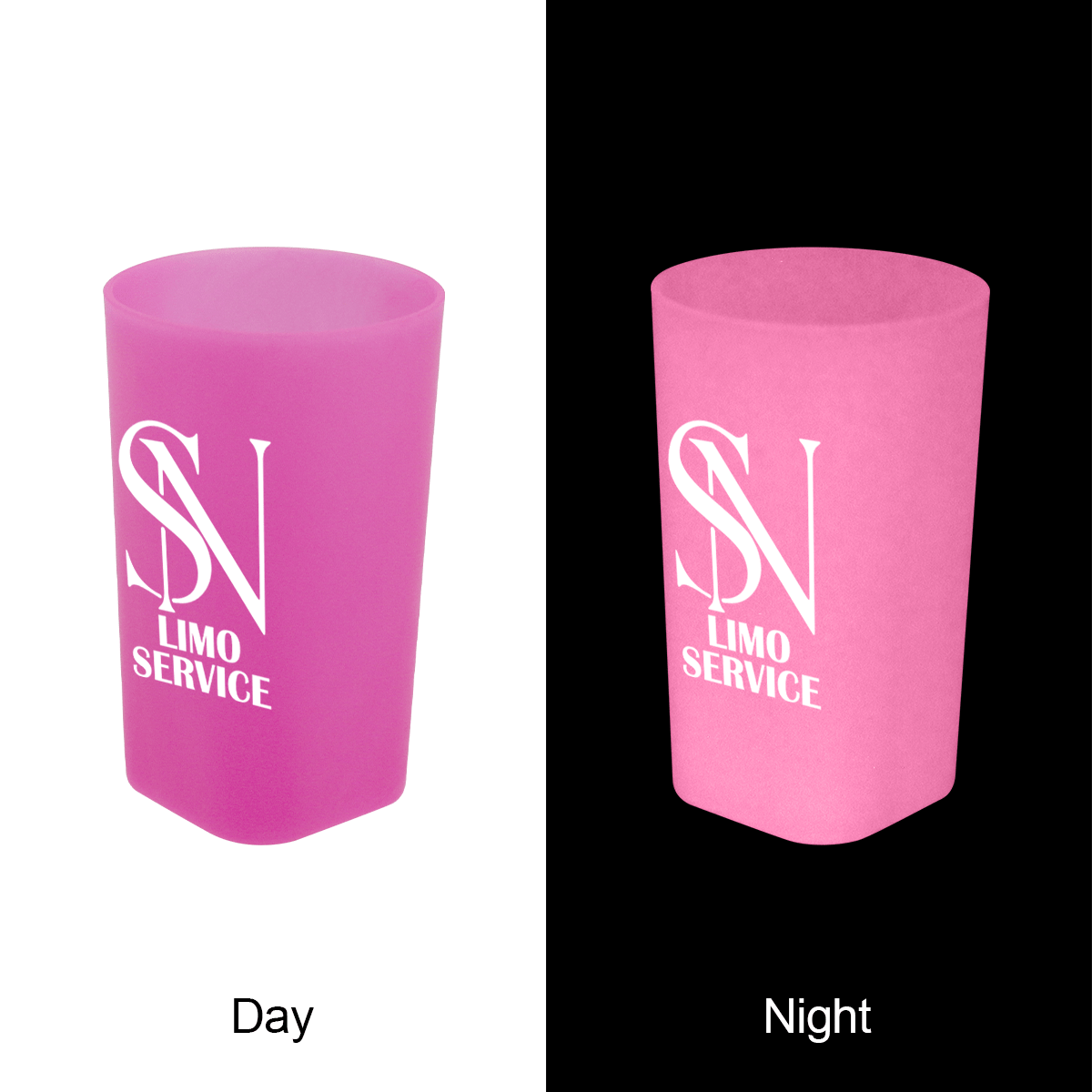 2oz Glow in the dark Shot Glass - One Color Imprint