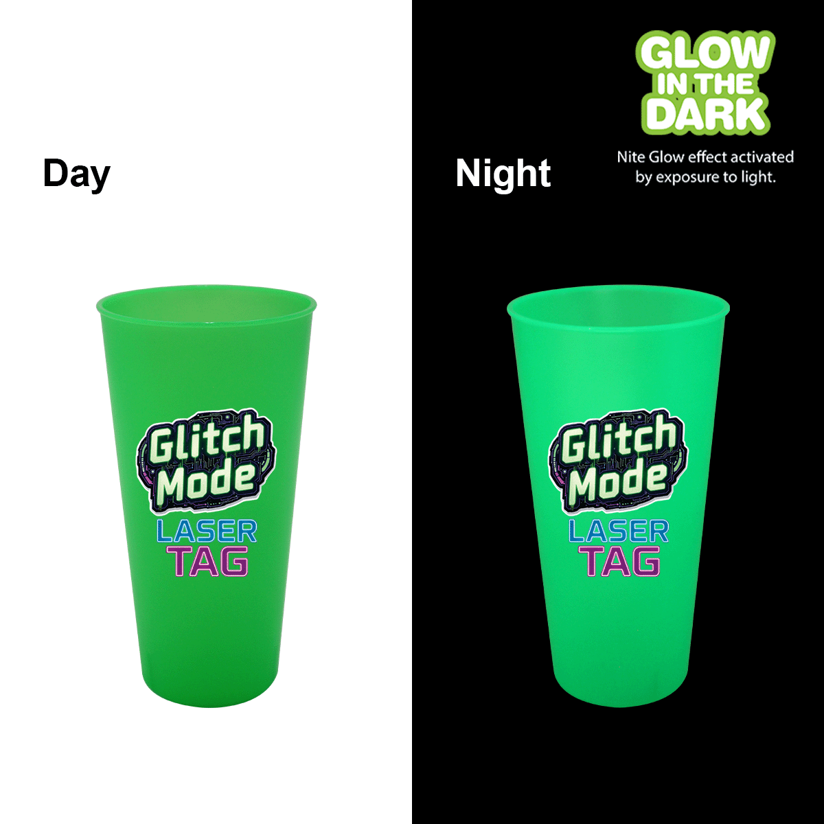 26oz Glow in the Dark Tumbler- Full Color Imprint