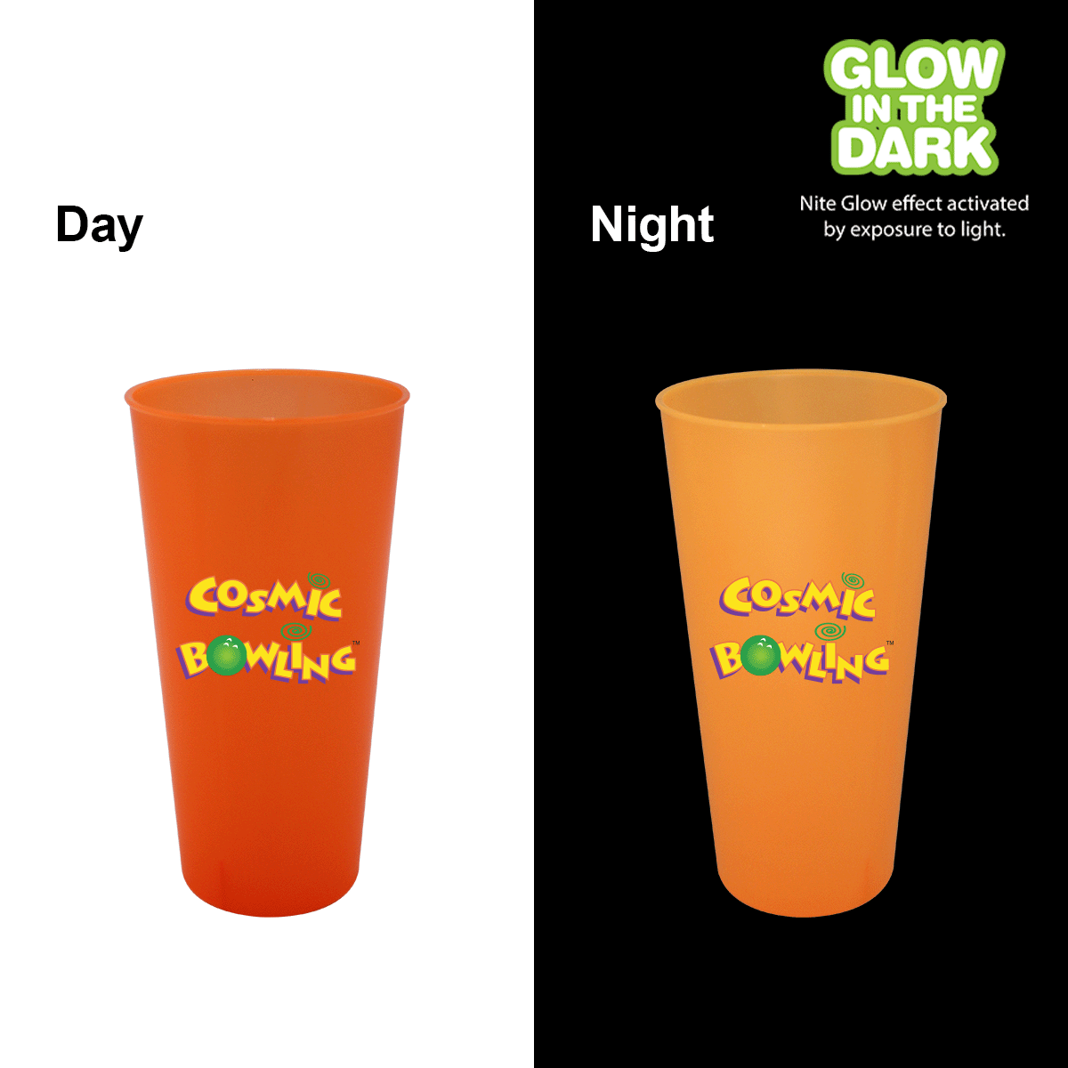 26oz Glow in the Dark Tumbler- Full Color Imprint