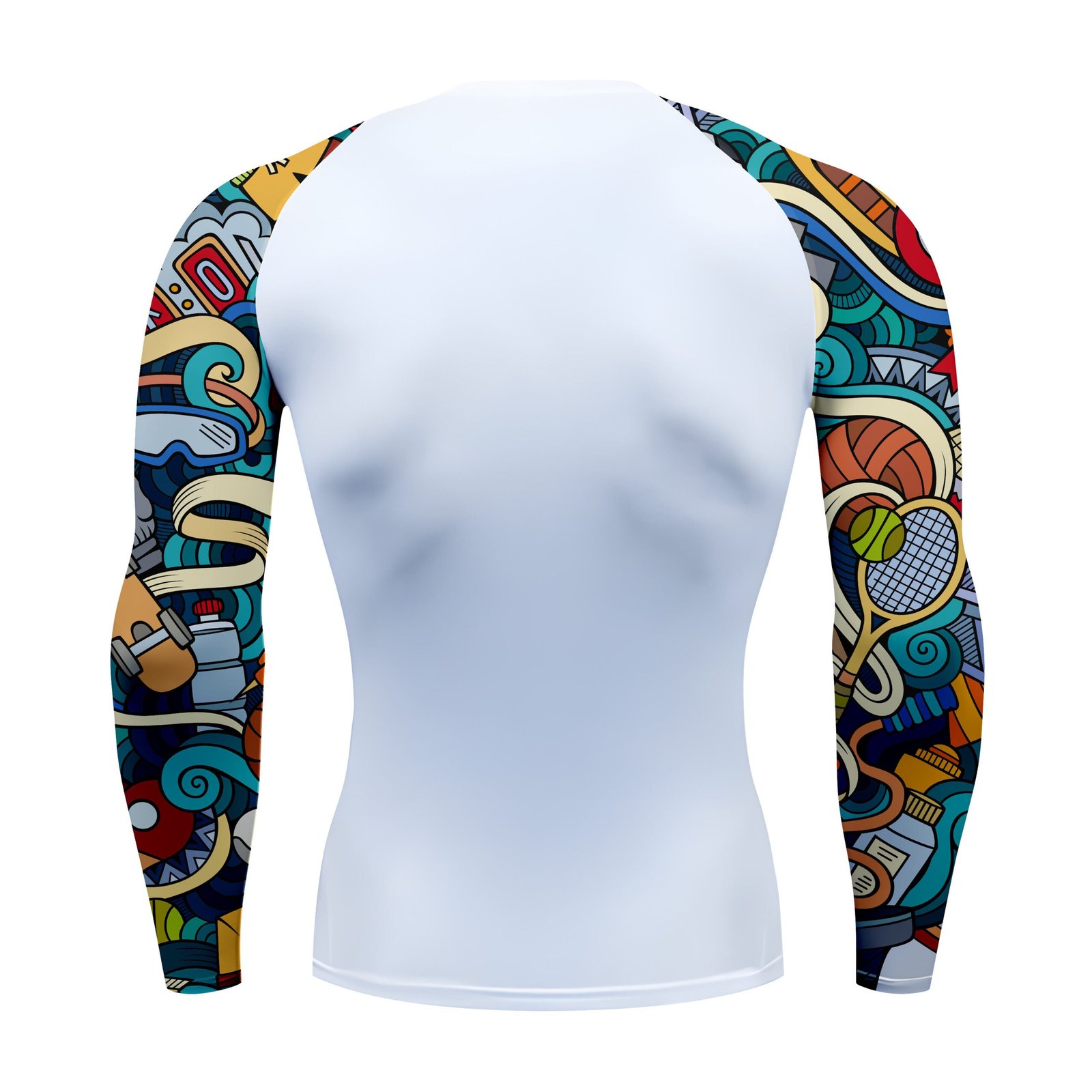 Men UPF50 Full Sleeve Sports Shirt