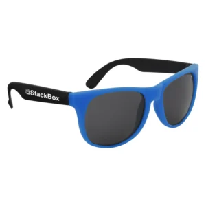 Kapowski Rubberized Sunglasses blue
