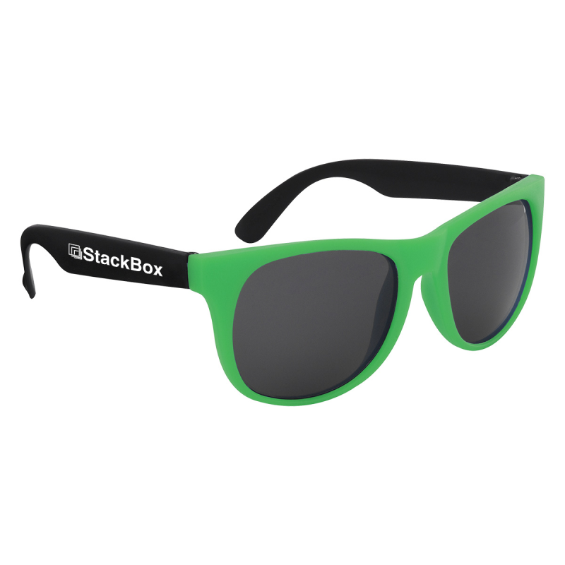 Kapowski Rubberized Sunglasses green