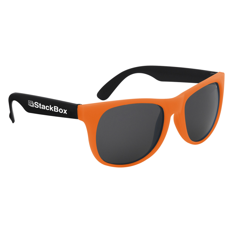 Kapowski Rubberized Sunglasses orange