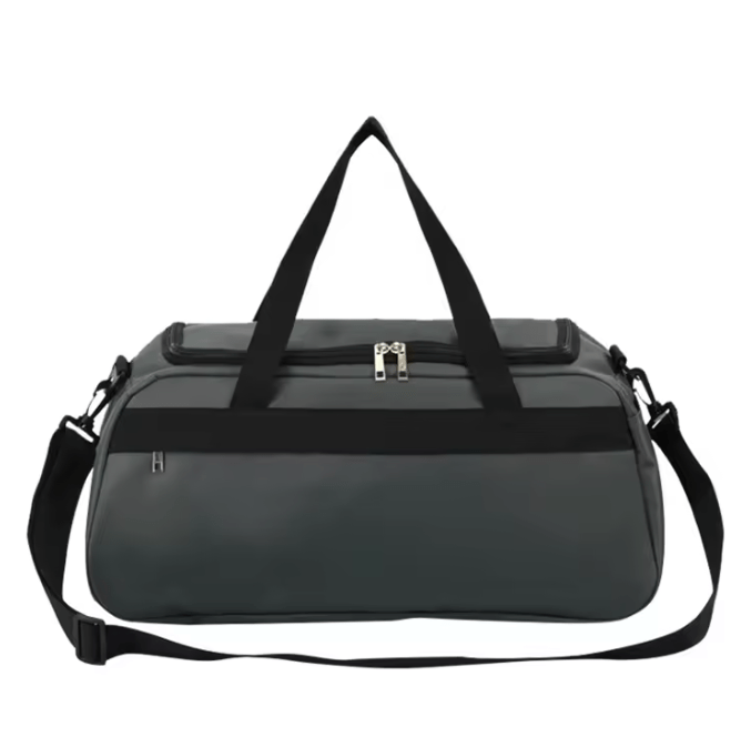 Large Capacity Sports Travel Duffel Bag grey