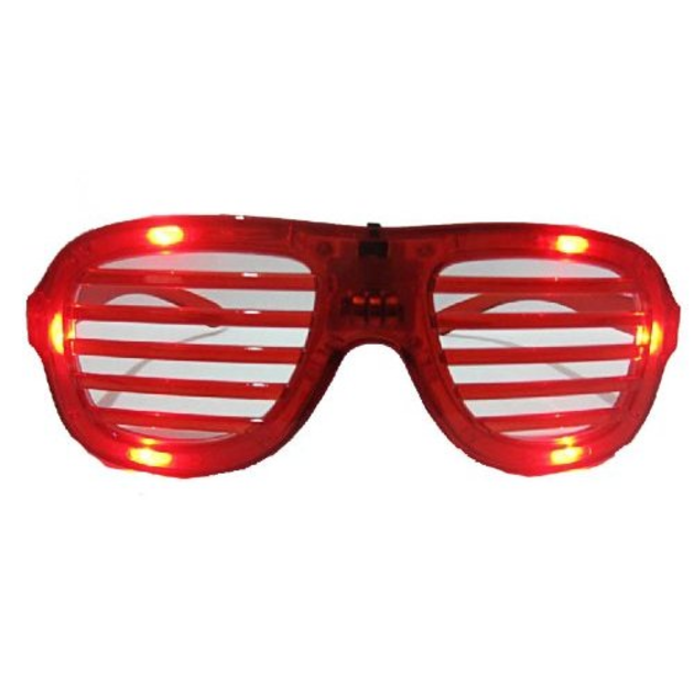 Light-Up LED Slotted Glasses main