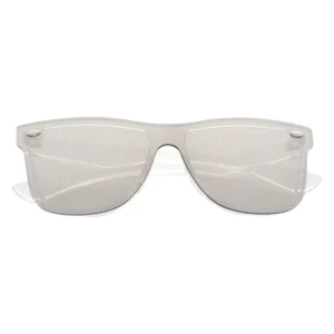 Outrider Mirrored Malibu Sunglasses white