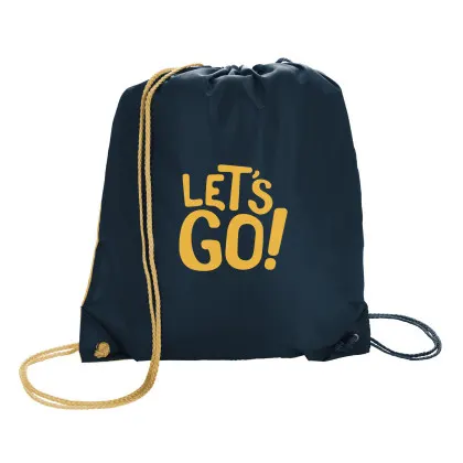 Printed Spirit Drawcord navy gold