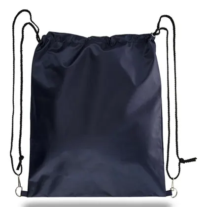 Promo Convenient Drawstring Backpack navy blue