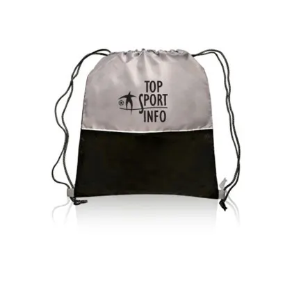 Promo Easy Go Drawstring Backpacks black