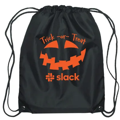 Promo Halloween Jack-o-Lantern Drawstring Backpack