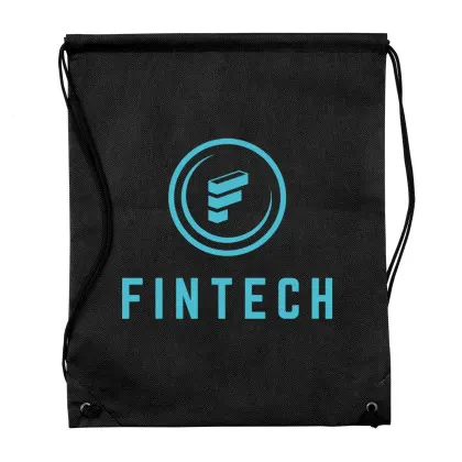 Promo Non Woven Drawstring Bag black