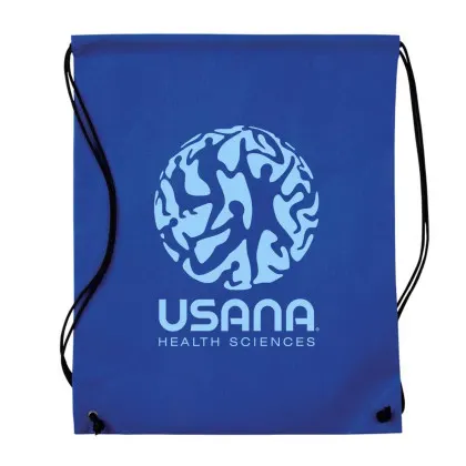 Promo Non Woven Drawstring Bag blue