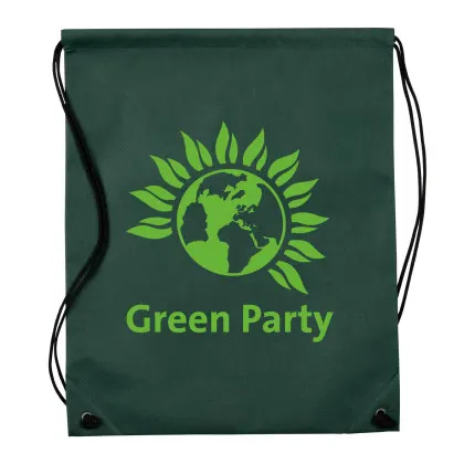 Promo Non Woven Drawstring Bag dark green