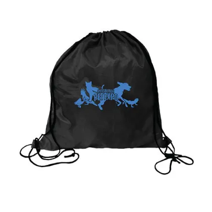 Promo RPET Drawstring Backpack black