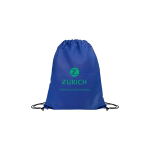 Imprinted Eco-Friendly 80GSM Non-Woven Drawstring Backpack