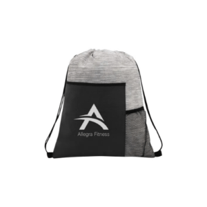 Promotional Fresno Non-Woven Drawstring Bag black