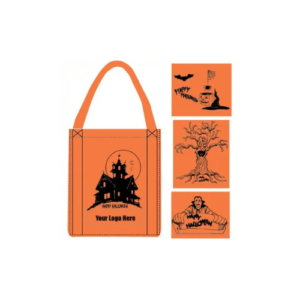 Printed Large Halloween Art Non-Woven Tote Bag