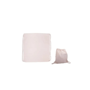 Printed Cotton Drawstring Backpack