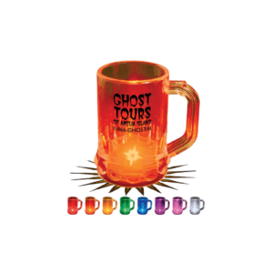 1.25 oz Light Up Plastic Fluted Mini Mug with Handle