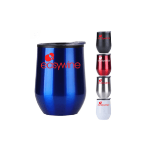 12 oz Stainless Wine Tumbler W/ Plastic Liner