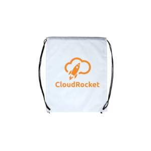 Customized Drawstring Backpack red