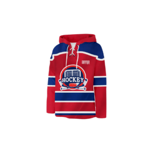 Hockey Hoodie Sports Shirt blue 1 red