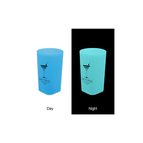 2oz Glow in the dark Shot Glass - One Color Imprint