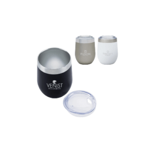 12 oz Brisbane Stainless Steel Wine Tumbler