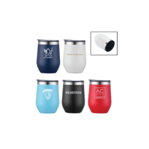 12 oz Margaux Double Walled Stainless Steel Stemless Wine Glass