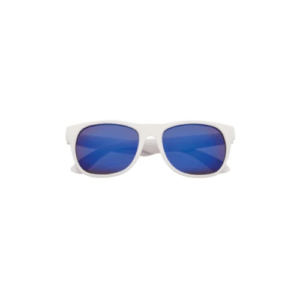 Rubberized Mirrored Sunglasses blue