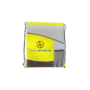 Printed Varsity Drawstring Backpack, Full Color Digital yellow