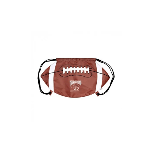 Printed GameTime Football Drawstring Backpack