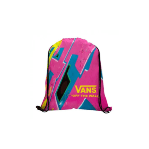 Imprinted Fully Custom Dye-Sublimated Drawstring Backpack pink