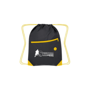 Promotional Color Pop Drawstring Bag yellow