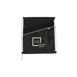 Promotional Combo Recycled Drawstring Bag black
