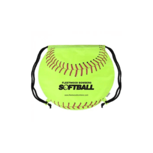 Printed GameTime Softball Drawstring Backpack
