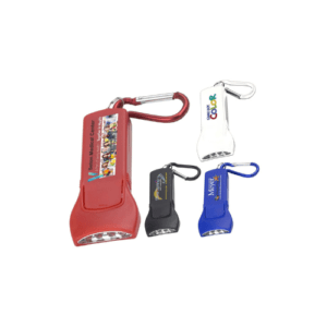 "BEAMER" 4 LED Keyholder Keylite with Carabiner Clip (Photoimage Full Color)