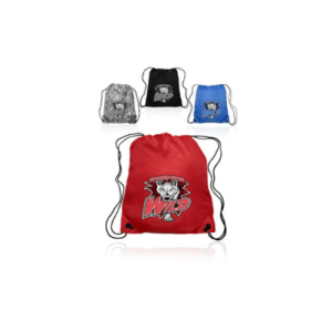 Imprinted Classic Polyester Drawstring Bags