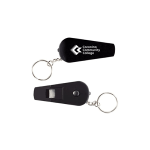 Safety Whistle And Light Keychain