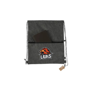 Printed Vila Recycled Drawstring - Silk Screen gray