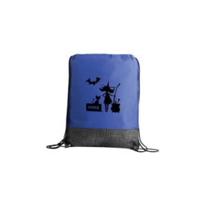 Promo Non-Woven Drawstring Bag - Metal Grommets bllue
