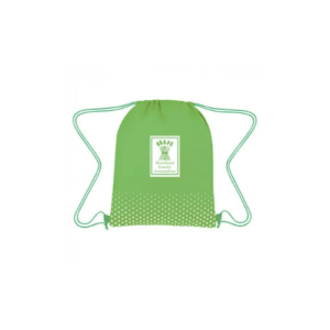 Imprinted Connect The Dots Non-Woven Drawstring Bag