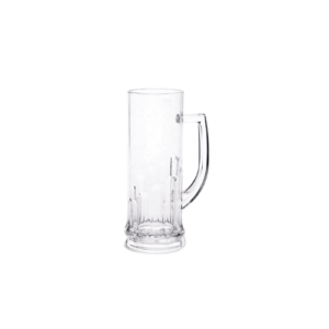 22 oz Plastic German Style Tall Fluted Frankfurt Mug with Handle