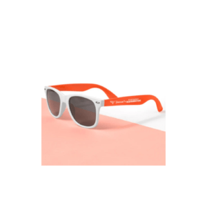 Custom White Frame Plastic Sunglasses main
