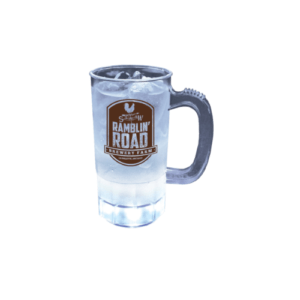 14 oz 5-Light Fluted Textured Plastic Beer Mug with Handle